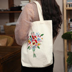 Canvas Bag Embroidered Diy Material Kit
