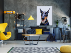 Doberman Paint by Numbers Kit | Premium DIY Canvas Art for Relaxation