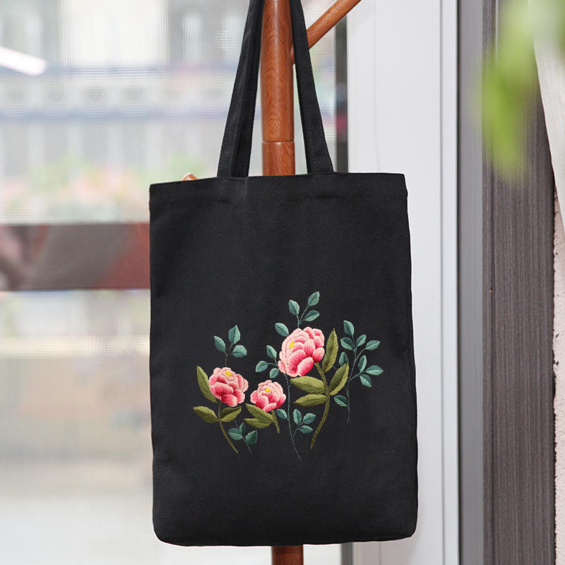 Canvas Bag Embroidered Diy Material Kit