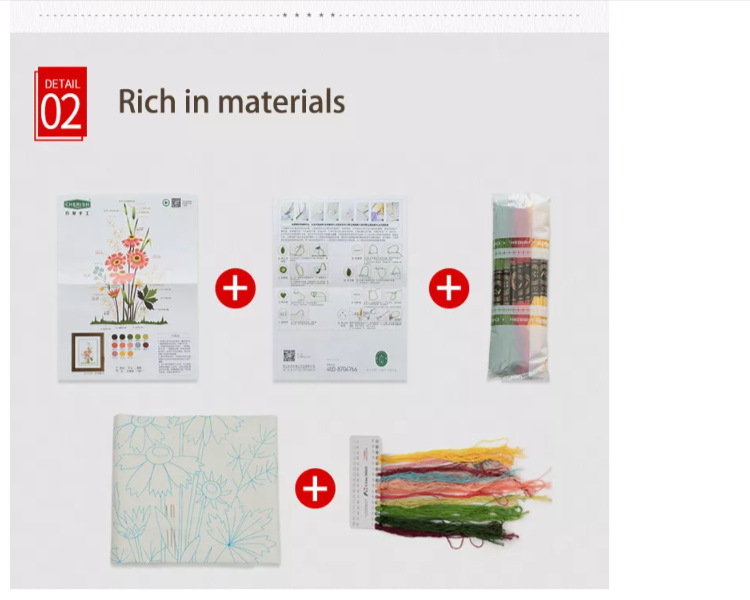 Stitching full embroidery  kit